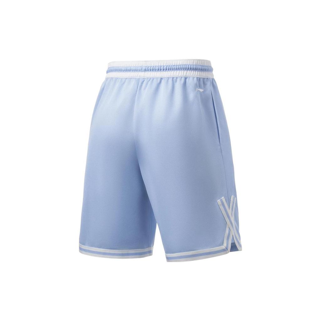 Li Ning Badfive Basketballshorts Herren Himmelblau AAPT033-5
