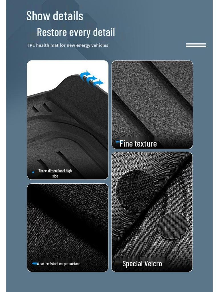 TPE Floor, Seat Back, and Trunk Mats for 2024-2026 Luxeed R7