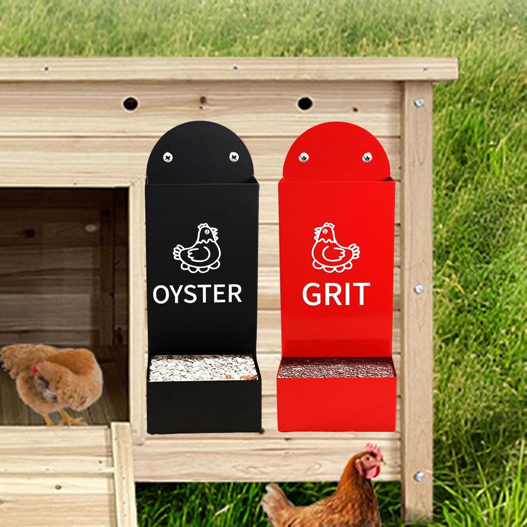 Austernschalen Hühnerfutterspender Essentielle Haltbarkeit Robust Einfach zu installieren Innovativ für Zuhause Bauernhof