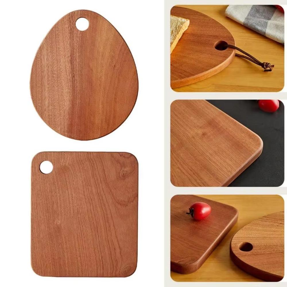 Solid Wood Anti-Mould Chopping Board Practical Baby Auxiliary Food Board Chopping Pad  Kitchen Use