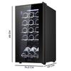 Cecotec Wine Cellar Bolero GrandSommelier 1550 Black Compressor