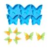 Crystal Epoxy Mold Earrings Tag Jewelry Mold Hanging Pendant Decoration for Butterfly Irregular  Silicone Mold