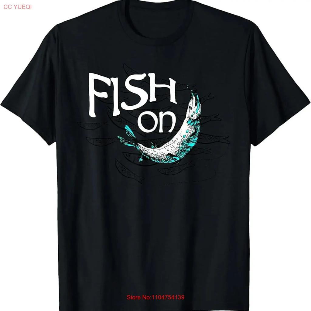 Fish On Fishing for Bass FisherUnisex T Shirt vintage Washed fashion Breathable Top For Everyday Wear Stylish Casual streetwear