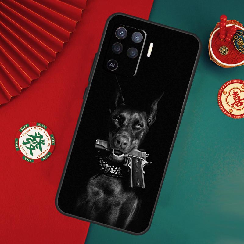 Dachshund Doberman Dog Case For Oppo A76 A16 A96 A17 A60 A40 A80 A98 A58 A78 A18 A38 A57 A74 A54 A94 A15 A5 A6 Pro
