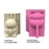Creative Silicone Planter Mould Capybara Shape Silicone Texture for Making Unique Concrete Vases and Desk Pen Holders