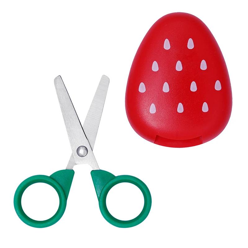 1PC Children Scissors Fruit Shaped Safety Scissors for Children s DIY Handmade Craft Paper Cutting Tool