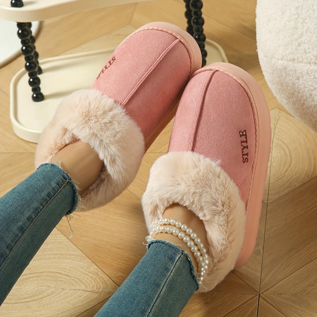 Men's and Women's Home Shoes, Fashionable, Comfortable, Non Slip, Thick Soled, Warm and Cold Resistant, Thick and Warm Short Boots for Wearing Outside