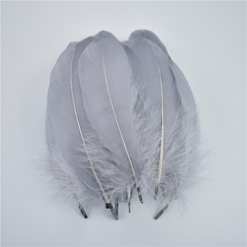 20Pcs Colored Goose Feather 5-7inch/12-18cm  Swan Plumes Handicraft Accessories Wedding Deco Diy Craft Carnival Party Decoration