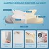 Odorless Orthopedic Pillow For Neck And Shoulder Pain Memory Foam Neck Pillow Ergonomic Sleeping Cervical Pillow