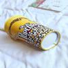 Popcorn Design Bucket Bag, Chain Crossbody Bag, Creative Cylinder Purse For Women, PU Leather Textured Bag Purse, Fancy Fashion Shoulder Bag