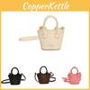 Pu Leather Chic Mini Water Bucket Bag For Kids In Adorable Colors Daily Outings