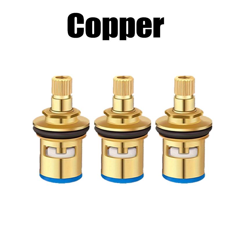 10/1pcs Faucet Valves Replacement Universal Tap Valve Brass Cartridge Faucet Inner Valve for Household Bathroom Kitchen Supplies