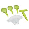 Seed Dispenser Adjustable 5 Dial Settings Handheld Seed Planter Tool Set for Garden Fluorescent Green