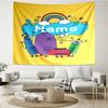 Custom Name StoryBots Print Tapestry, Backdrop, Easy Setup, Ideal for Bedroom, Office & Living Room, with Aesthetic Wall Hanging Decor.