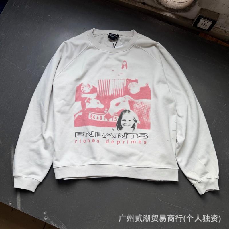 ERD Vintage Graphic Print Sweatshirt Loose Fit Teens Casual Wear