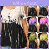 Elegant Plus Size Women T-shirt With Cold Shoulder Design For Summer Casual Wear