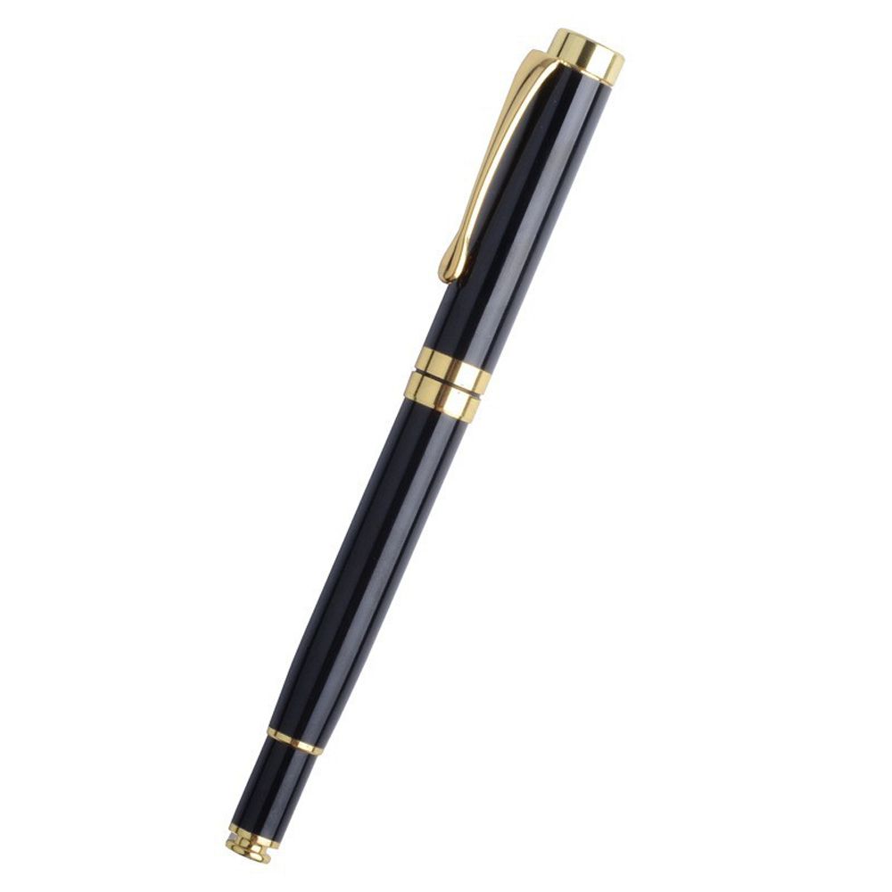 Writing Supplies Business Black Ink Roller Ballpoint Pen Roller Ball Pen Metal Pen Signature Pen