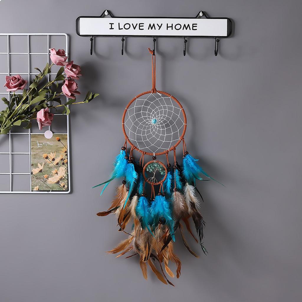 Handmade Feather Dream Catcher - Boho Wall Decor, Perfect Gift for Classmates & Girlfriends