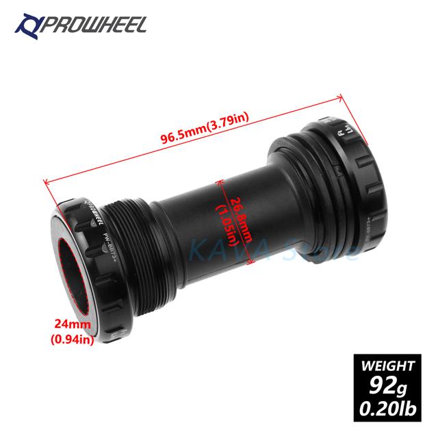 PROWHEEL BB73 BB92 BB68 BB86 MTB Road Mountain Bike Bicycle Press-in Bottom Brackets BB 24mm MTB PW-BB73
