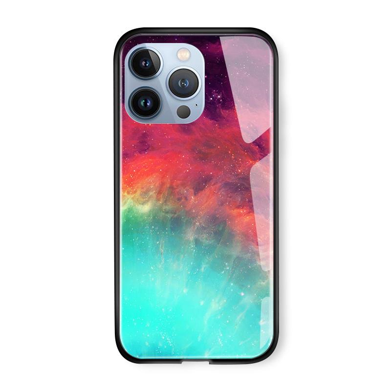 Telefondeksel i herdet glass for Samsung A06 A12 A16 A22 A32 A34 A53 A56 S20FE S23 S25 iPhone 11 12 13 14 15 16 17 Myk kant Støtsikker Glatt skall