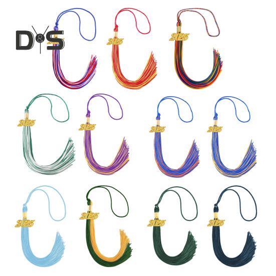 2025 Graduation Tassel 9-Inch Tassel with 2025 Year Charm Standard Tassel Class of 2025 Keepsake for Graduation Ceremonies Photos