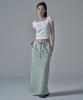 War For Woman Wsk-04 String Banding Long Skirt_Mint