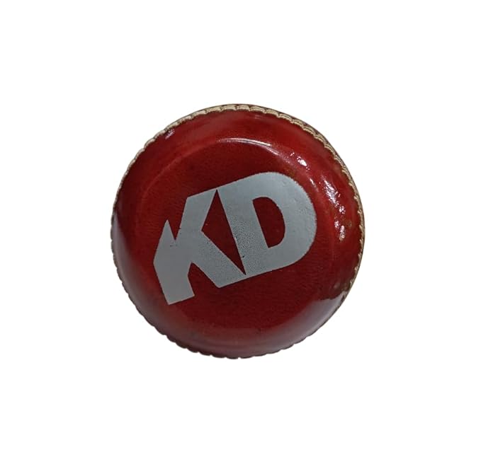 KNK Disc Training Bowling Leather Cricket Ball | Seam Grip Practice Tool | Durable Leather Construction | Cricket Training Aid for Bowlers