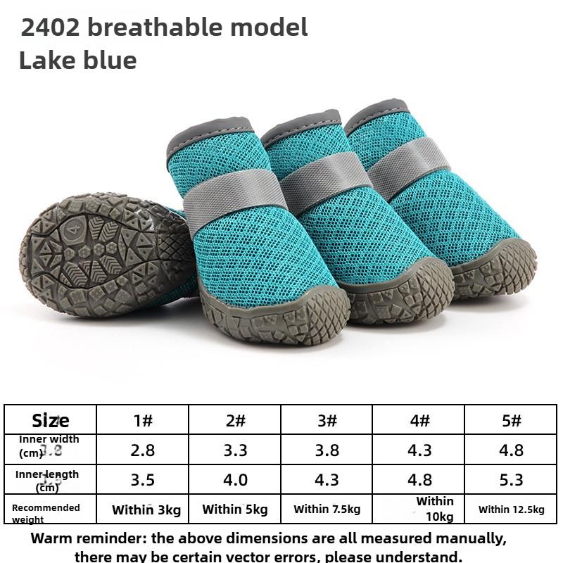 new dog shoes light and comfortable Teddy VIP Schnauzer pet shoes new products