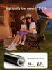 Heightened Moon Chair: Outdoor Folding Adjustable Recliner for Camping, Beach, Fishing, and Picnic.