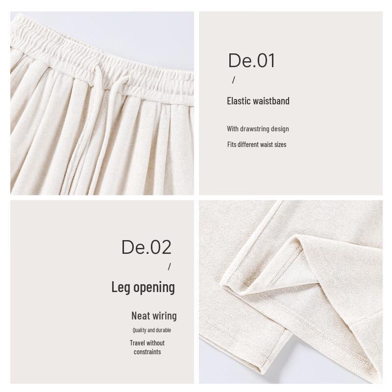 MJ STYLE Women's Plush Wide-Leg Towel Pants