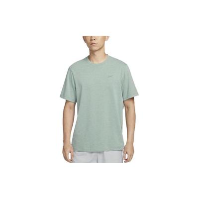 Dri-FIT Primary Logo-Stickerei, schweißableitend, bequem, Rundhalsausschnitt, kurzärmlig, Herrenoberteile, Küstenblau, DV9832-361