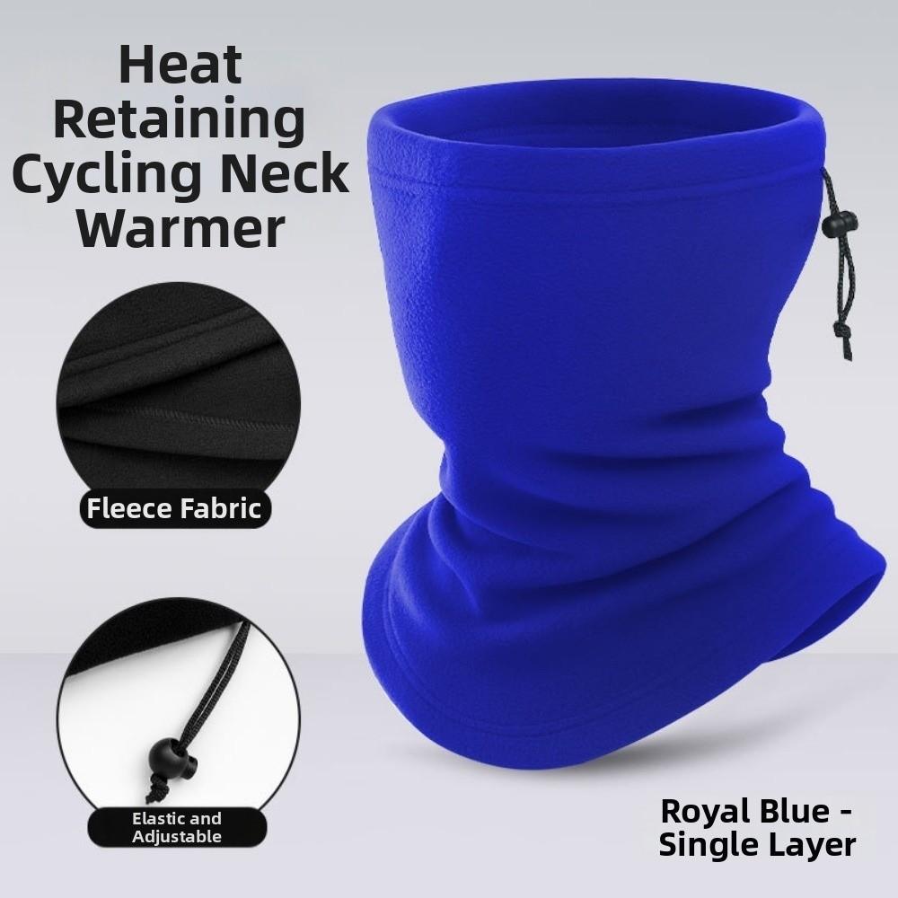 Windproof Winter Warm Fleece Neck Scarves Multicolors Motorcycle Half Face Mask Scarf
