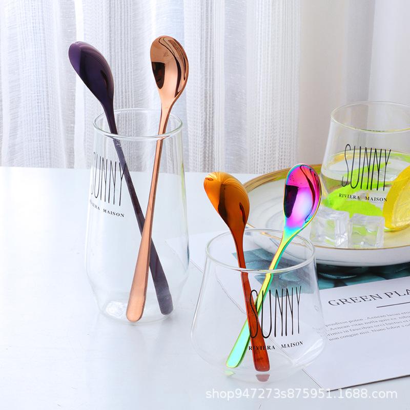 304 Stainless Steel Long Handle Coffee Stirring Spoon