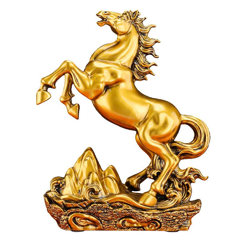 Zodiac Horse Figurine: Symbol of Success for Home or Office Décor.
