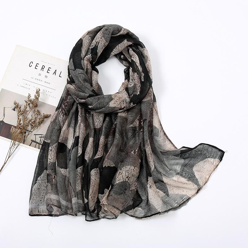 

Осень Новая Мода Ретро БОЛЬШОЙ Цветочный Вискозный Шарф Женский Принт Вуаль Шали и Накидки Пашмина Фуляры Мусульманский Хиджаб 180*80 см