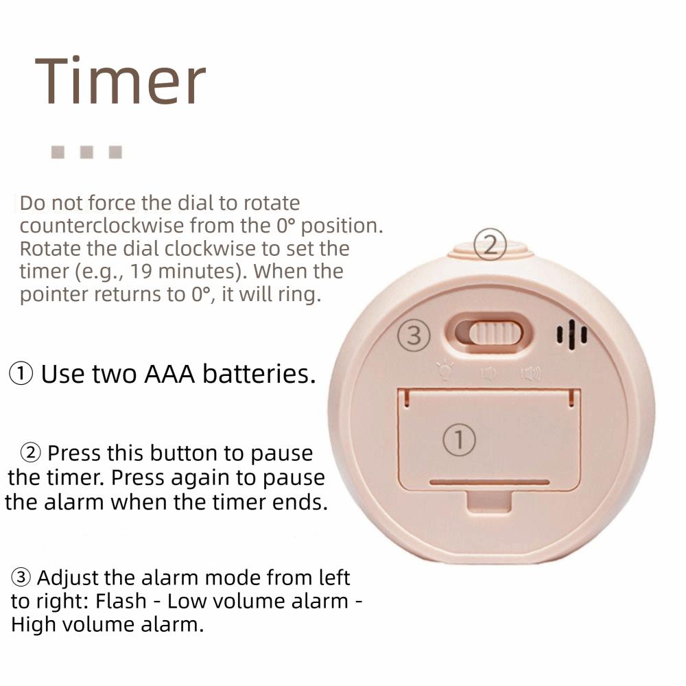 Silent Pause Function Visual Timer for Kids Rainbow Pattern Countdown Timer  Time Management Tool