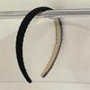Women Headband Anti-Slip Inner Side Sponge Filling Handmade Knitting Hair Hoop