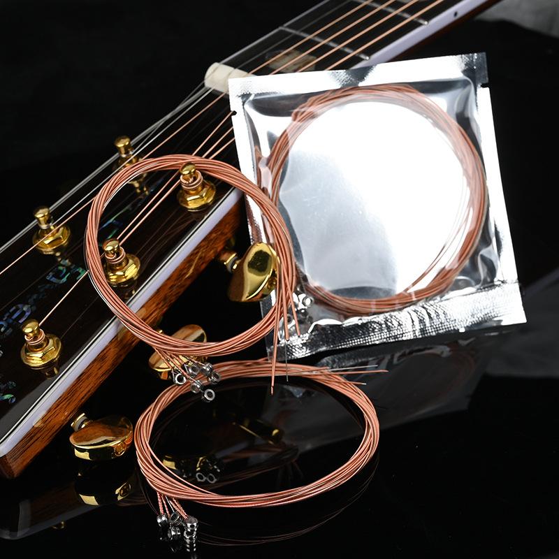 1/2set Copper Guitar Strings Guitar Part Accessories Replacement Guitar Strings Classic Steel Wire Classic Acoustic Guitar TMZ
