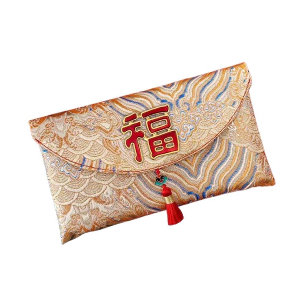Cloth Wedding Money Pocket Chinese Style Red Packet HongBao New Year Red Envelope  Spring Festival