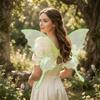 Back Attachment Butterfly Fairy Wings Sparkling Dress Up Wings Butterfly Costume Wings  Women Girls