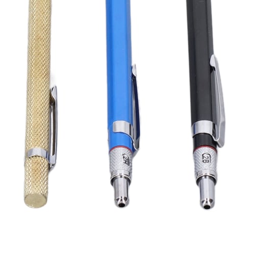 Pasamer Marker Pencil, Carpenter Pencil Mechanical 2.0mm Marking Scriber Tool with Refills for Woodworking