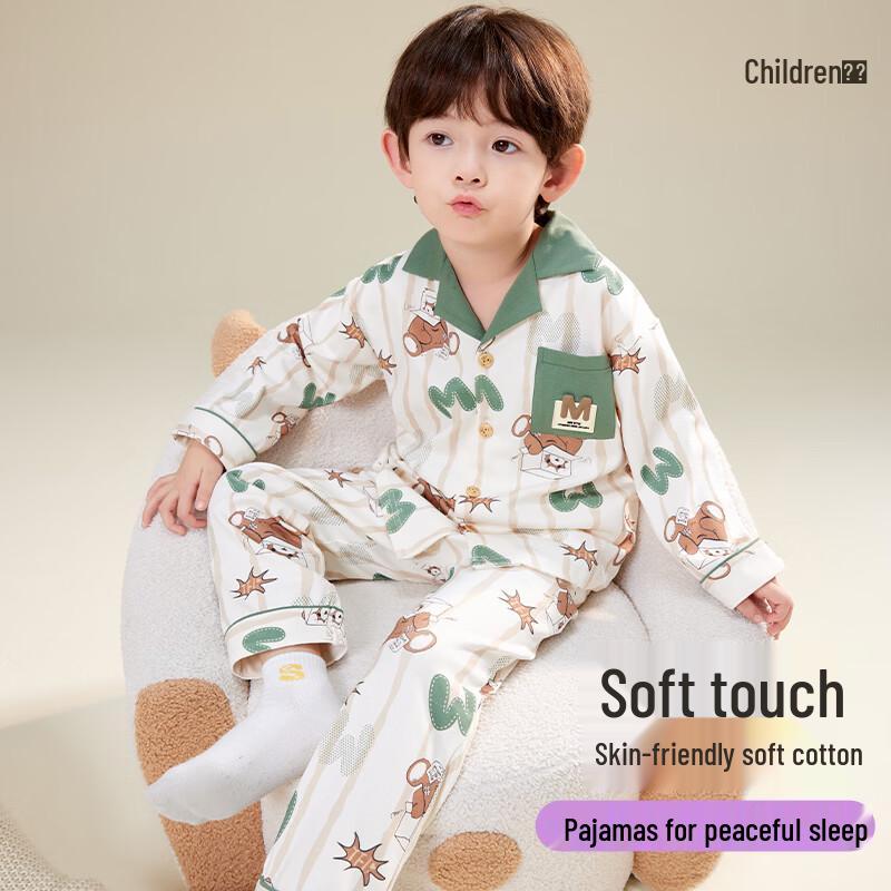 Boys  100% Cotton Spring/Autumn Pajama Set 160