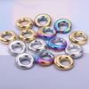 Gold 304 Stainless Steel Minimalist Oval Pendant for DIY Necklace, Bracelet, Earrings Jewelry