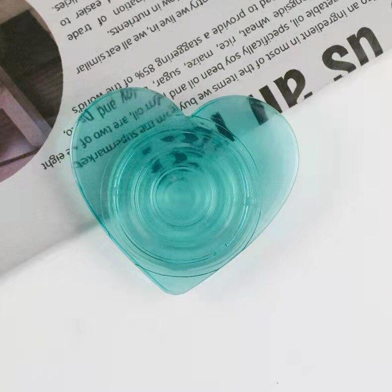 Ins Niedlicher Liebesherz Faltbarer Handyhalter Für iPhone 11 12 13 Pro MAX Mini X XS XR SE 2020 6 6S 7 8 Plus Griff Bonbonfarben Halterung