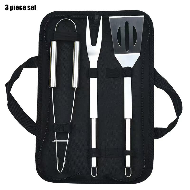 

Набор для барбекю из нержавеющей стали, комбинированный инструмент для барбекю, переносная сумка для хранения барбекю на открытом воздухе, инструмент для барбекю