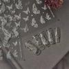 Schmetterlingsform Nagelsticker mit Diamanten Stereoskopisches Relief Abziehbild Selbstklebend Nagelkunst Salon DIY Nagelkunst-Enthusiasten