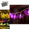 Enchanting Halloween Led String Lights Featuring Whimsical Pumpkins Spiders Skeletons For Festive Window Decor