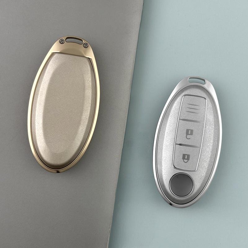 Aluminum Alloy Car Key Cover for Nissan Qashqai, X-Trail, Murano, Teana.