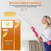 20 Pcs Disposable Dual Sided Duster Refill Kit 360° Replaceable Cleaning Ceiling Fan Dusting Head with Retractable Pole