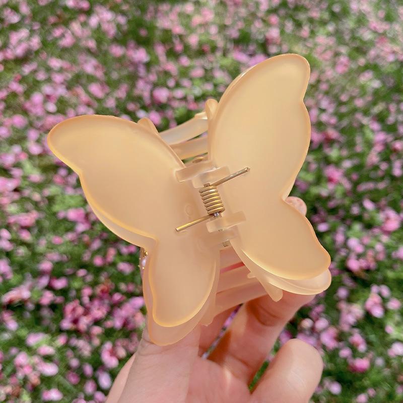 

Заколка-краб в виде бабочки, летняя заколка-краб в виде бабочки для женщин и девочек, аксессуары для волос Size fits all